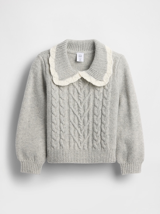 Image number 2 showing, Baby & Toddler CashSoft Collared Sweater