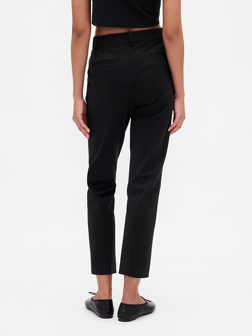 Image number 4 showing, High Rise Ponte Slim Crop Pants