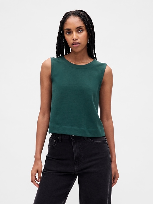 Image number 1 showing, Heavyweight Organic Cotton Shell Tank Top