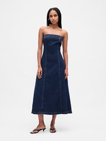 Denim Midi Dress
