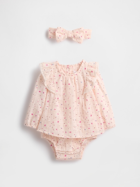 Baby Bodysuit Dress Set