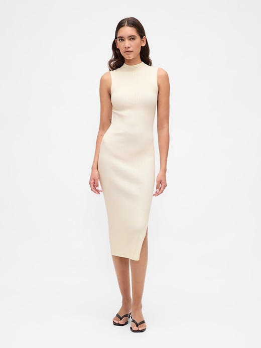 Image number 1 showing, Rib Midi Sweater Dress