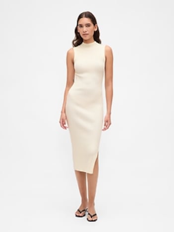 Rib Midi Sweater Dress