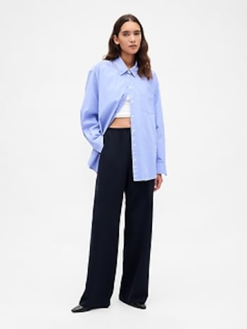 Easy Wide-Leg Pants