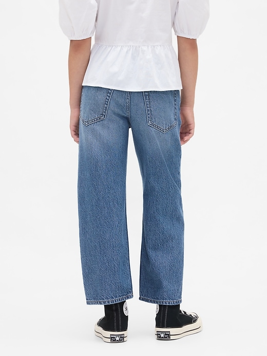 Image number 4 showing, Kids Mid Rise UltraSoft Relaxed Crop Jeans