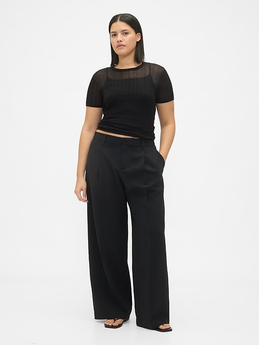 Image number 2 showing, 365 Low Rise Pleated Wide-Leg Trousers