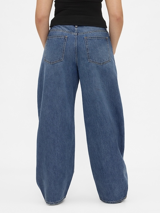 Image number 6 showing, High Rise Baggy Barrel Jeans