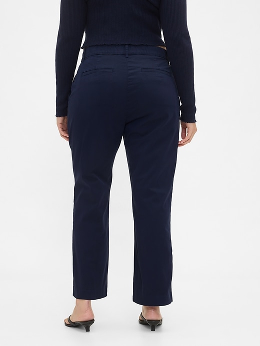 Image number 6 showing, Mid Rise Straight Khakis