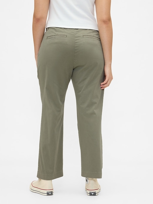 Image number 6 showing, Mid Rise Straight Khakis