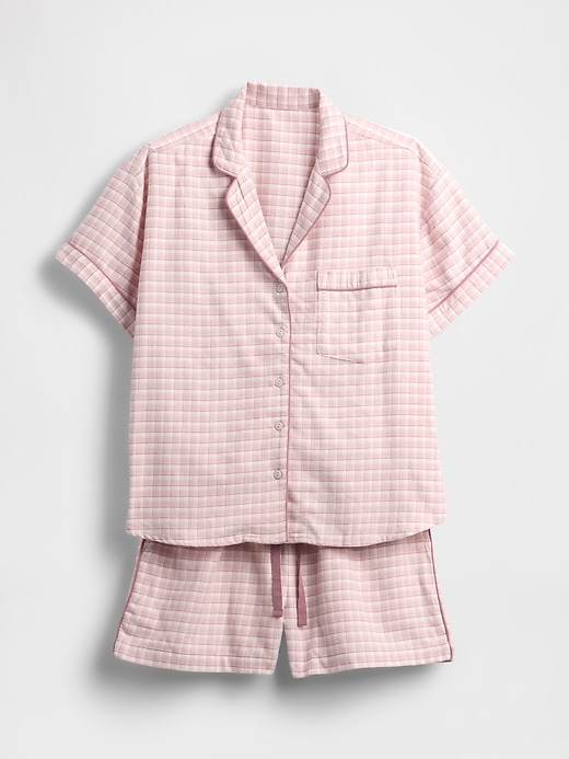 Image number 5 showing, Softest Flannel PJ Short Set