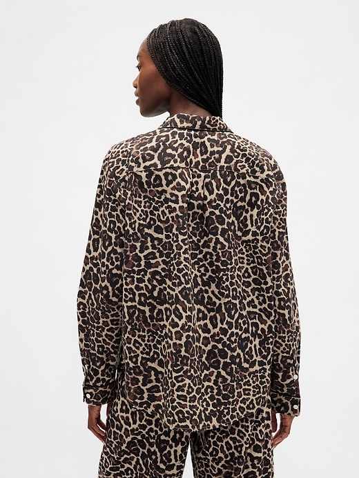 Image number 3 showing, Poplin PJ Shirt