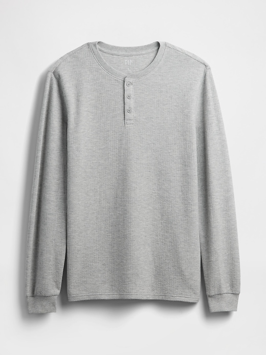 Image number 4 showing, Rib Henley PJ Shirt