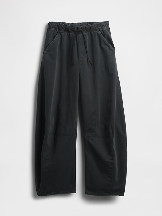 Image number 5 showing, Mid Rise Twill Easy Horseshoe Pants