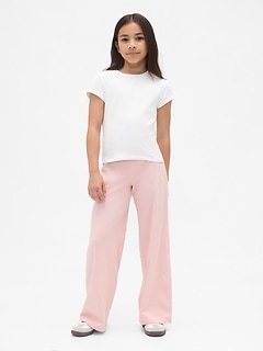 Kids Wide-Leg Foldover Leggings