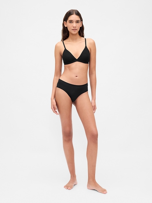 Image number 3 showing, Organic Stretch Cotton Triangle Bra