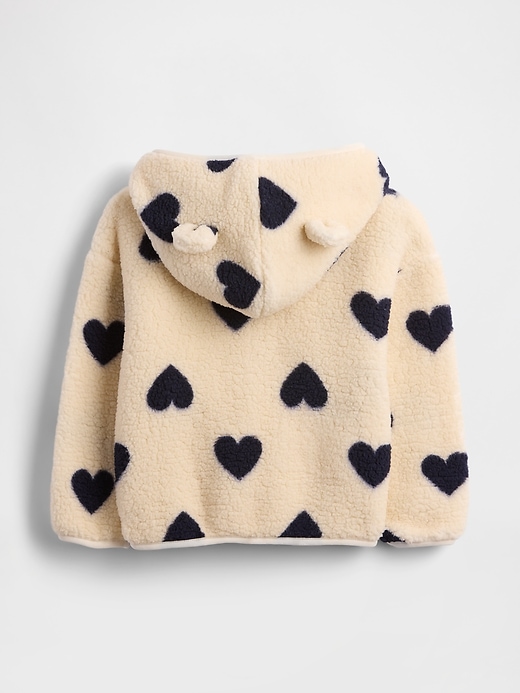 Image number 2 showing, Baby & Toddler Sherpa Bear Zip Hoodie