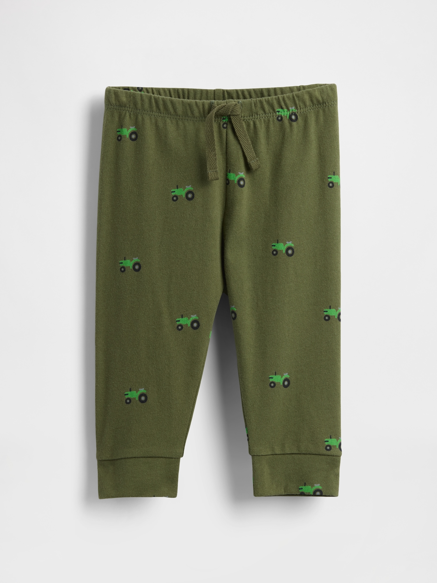 Gap Baby First Favorites Organic Cotton Pull-on Pants In Green