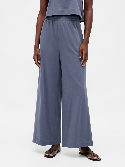 Image number 2 showing, Heavyweight Organic Cotton Wide-Leg Pants