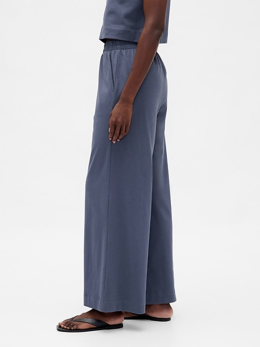 Image number 3 showing, Heavyweight Organic Cotton Wide-Leg Pants
