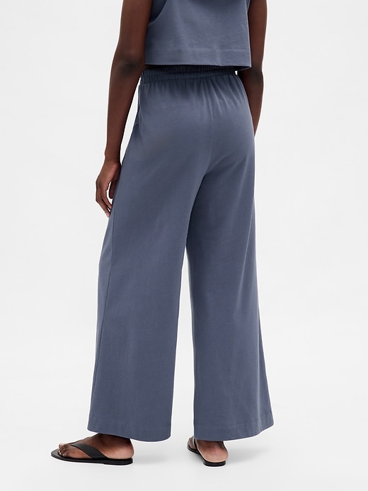 Image number 4 showing, Heavyweight Organic Cotton Wide-Leg Pants