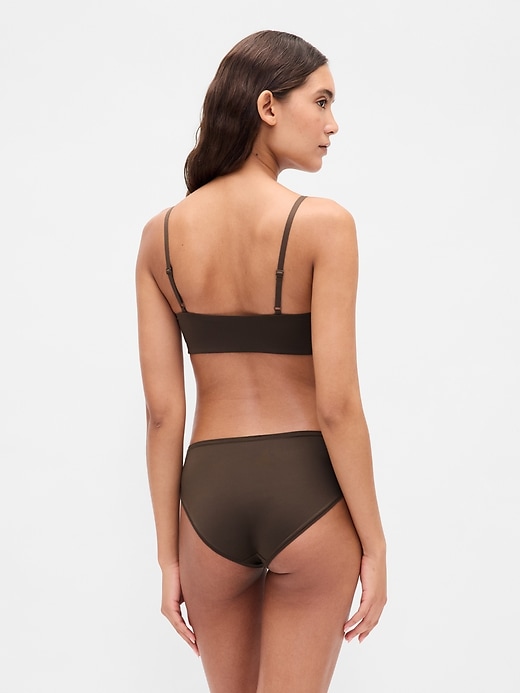 2 of 8 showing, with the color Bracken olive green of product SecondSkin Bralette