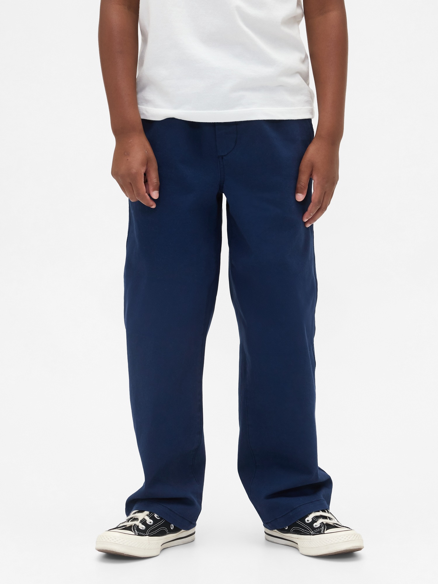 Детские брюки Gap Kids Uniform Relaxed Easy Khakis — фото 3