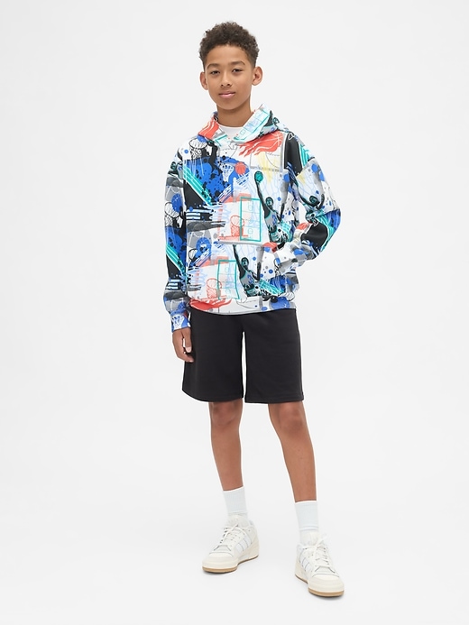 Image number 4 showing, Kids VintageSoft Relaxed Graphic Hoodie