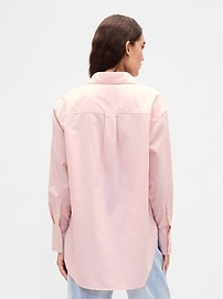 Organic Cotton Poplin Big Shirt