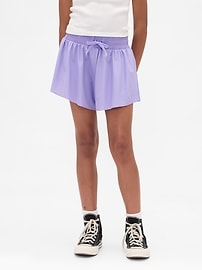 Kids Butterfly-Hem Run Shorts