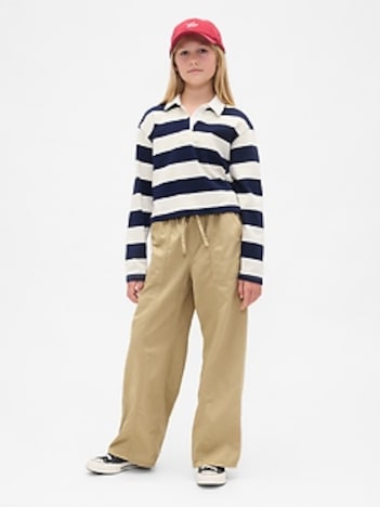 Kids Uniform Easy Wide-Leg Pants