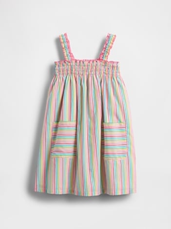 Baby & Toddler Smocked Poplin Dress