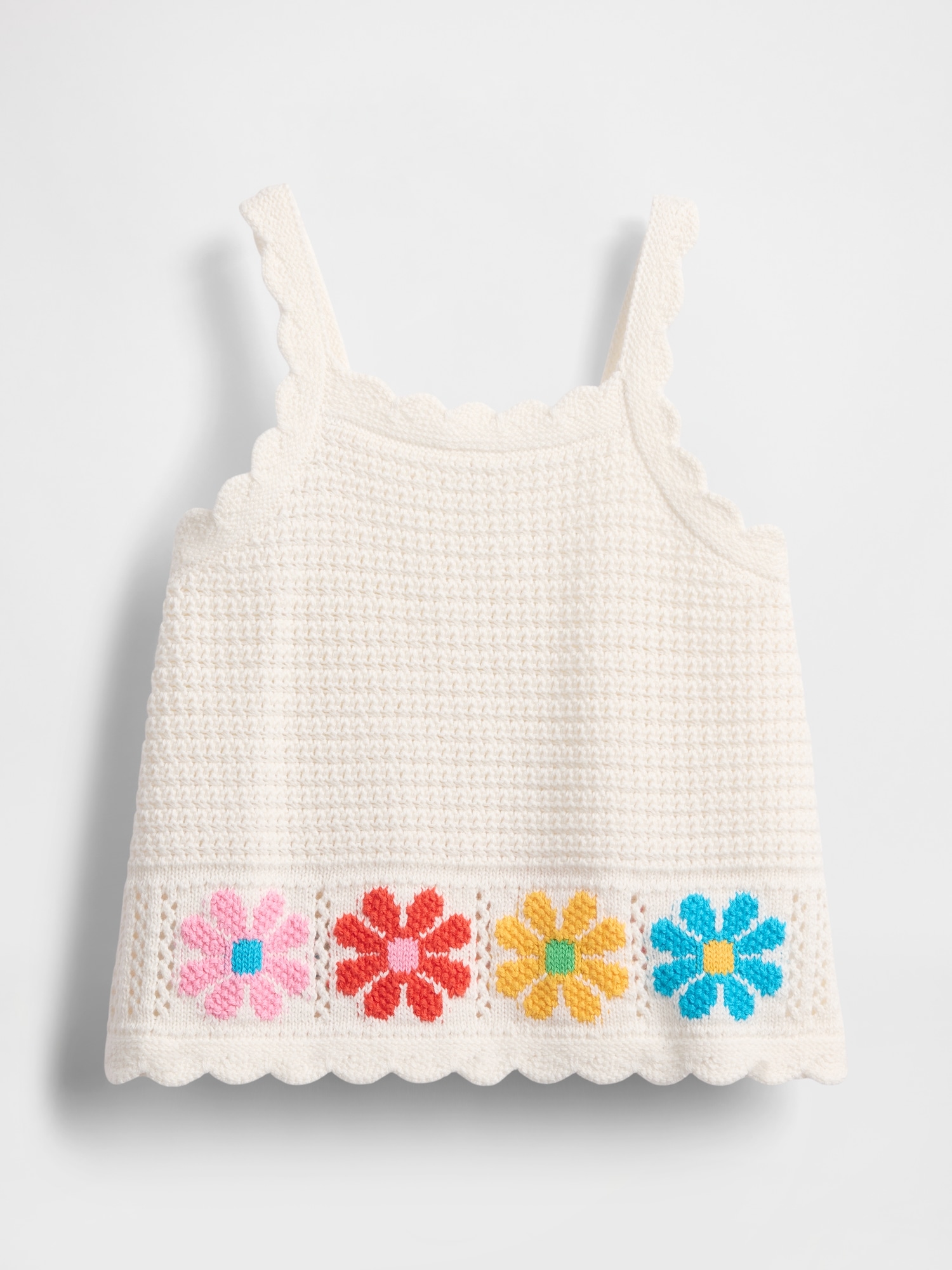Baby & Toddler Crochet Tank Top - Beige