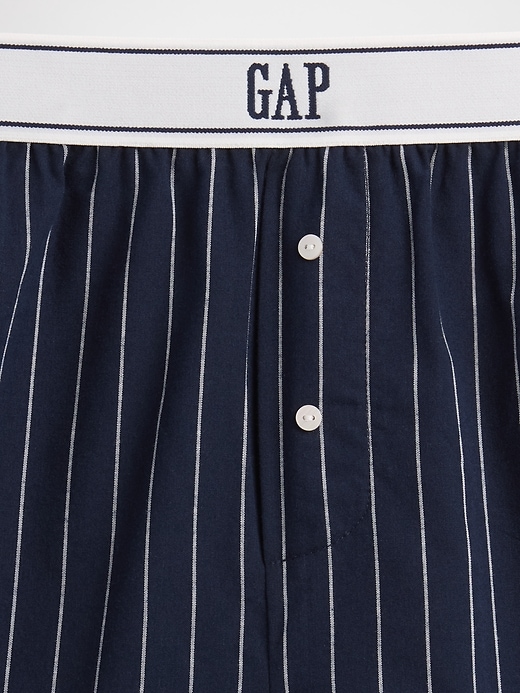 Image number 2 showing, Poplin Logo PJ Boxer Shorts