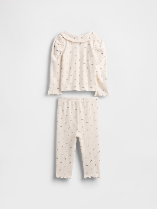 Image number 2 showing, Baby Pointelle Rib Outfit Set