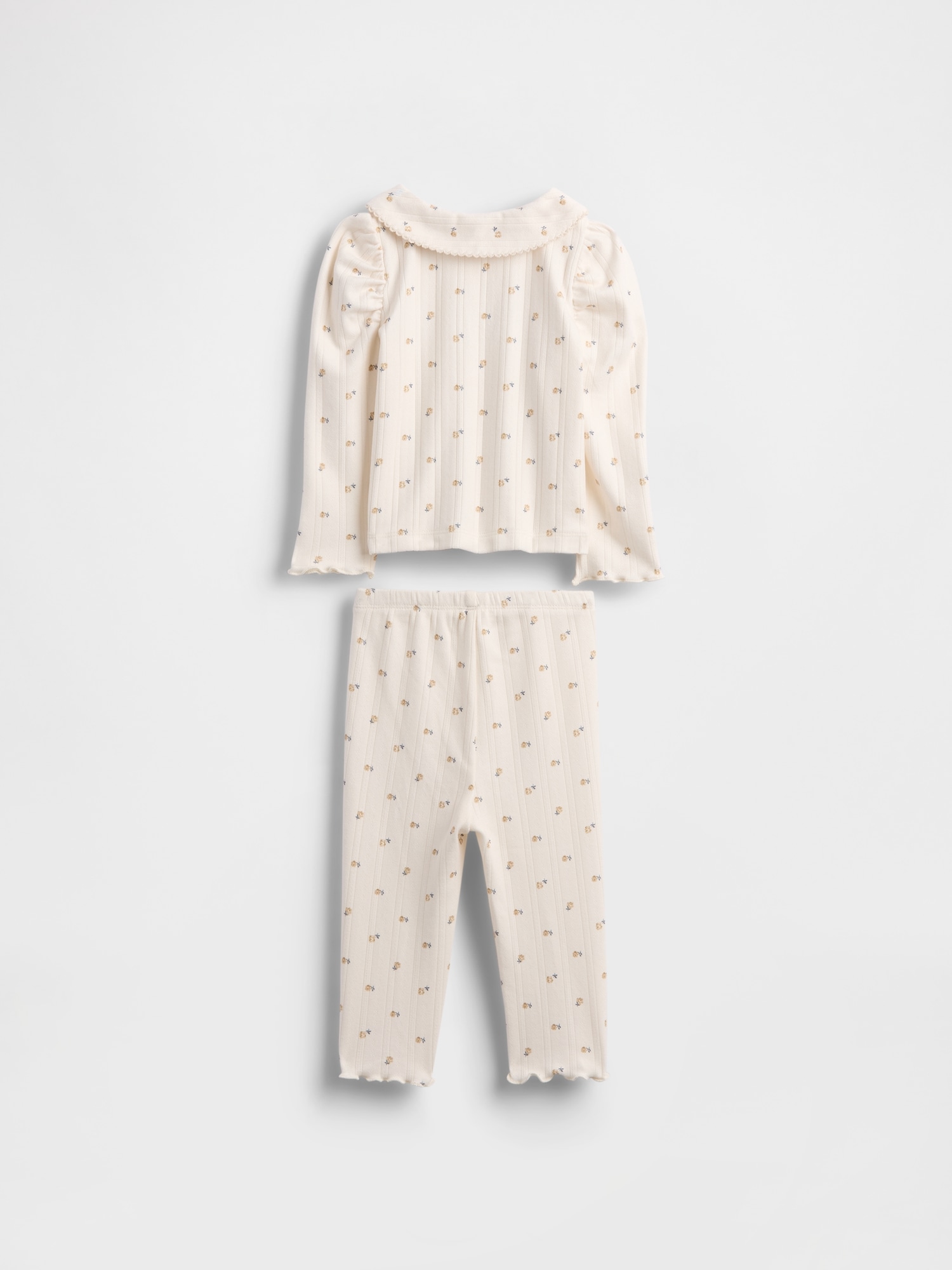 Baby Softspun Pointelle Rib Outfit Set