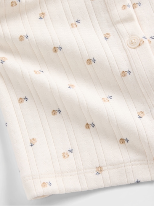 Image number 3 showing, Baby Pointelle Rib Outfit Set