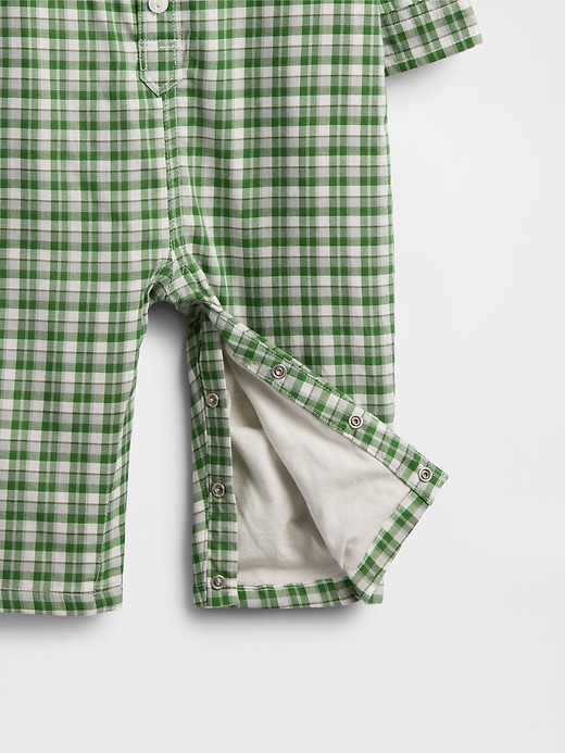 Image number 3 showing, Baby Flannel One-Piece