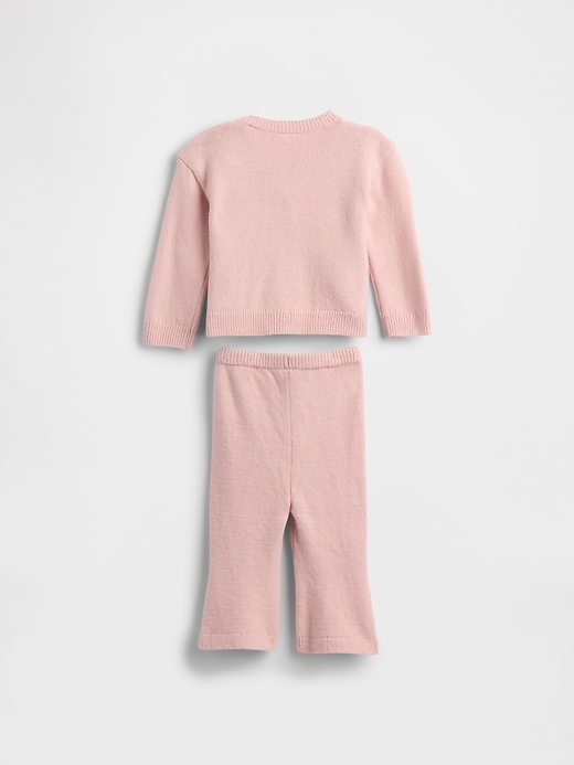 Image number 2 showing, Baby CashSoft Bear Pocket Cardigan Sweater Set