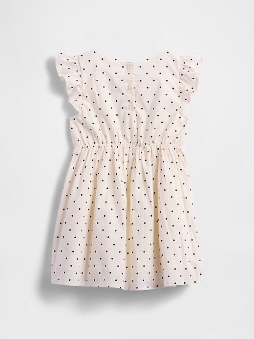 Image number 3 showing, Baby & Toddler Flutter Sleeve Bow Dress