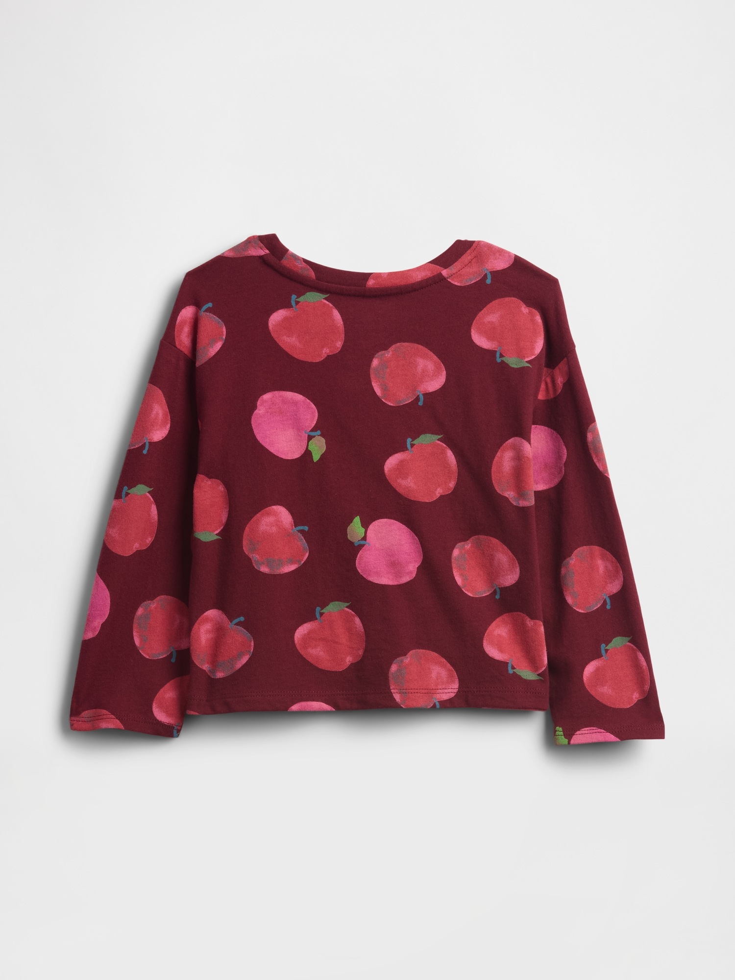 Футболка Gap Mix & Match Drop-Shoulder T-Shirt для малышей, цвет: Красный — фото 2