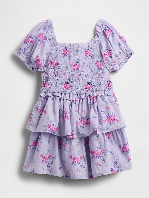 Image number 2 showing, Baby & Toddler Smocked Puff-Sleeve Dress