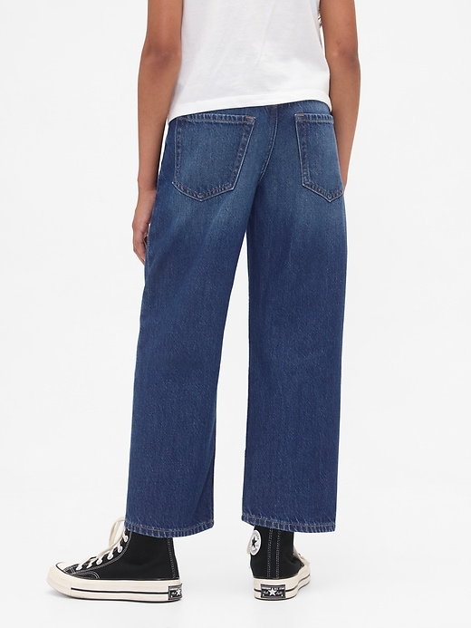 Image number 4 showing, Kids Mid Rise UltraSoft Relaxed Crop Jeans