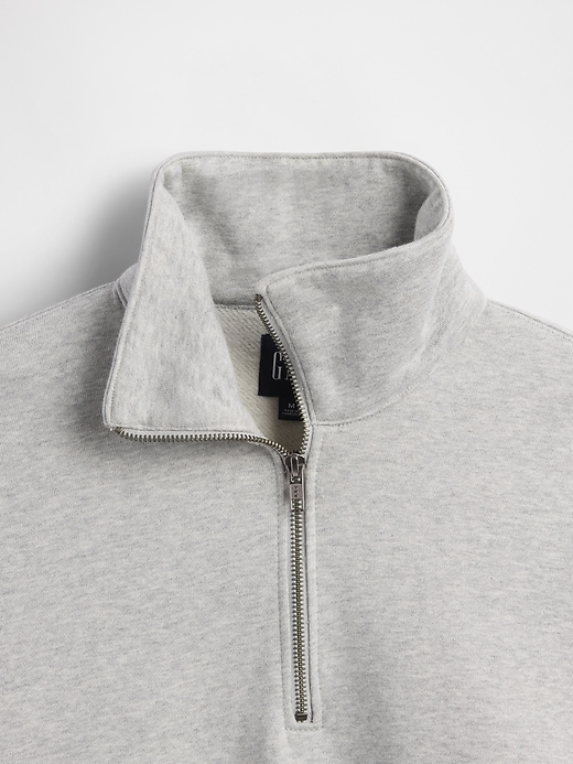 Image number 2 showing, Heavyweight Oversized Quarter-Zip Pullover