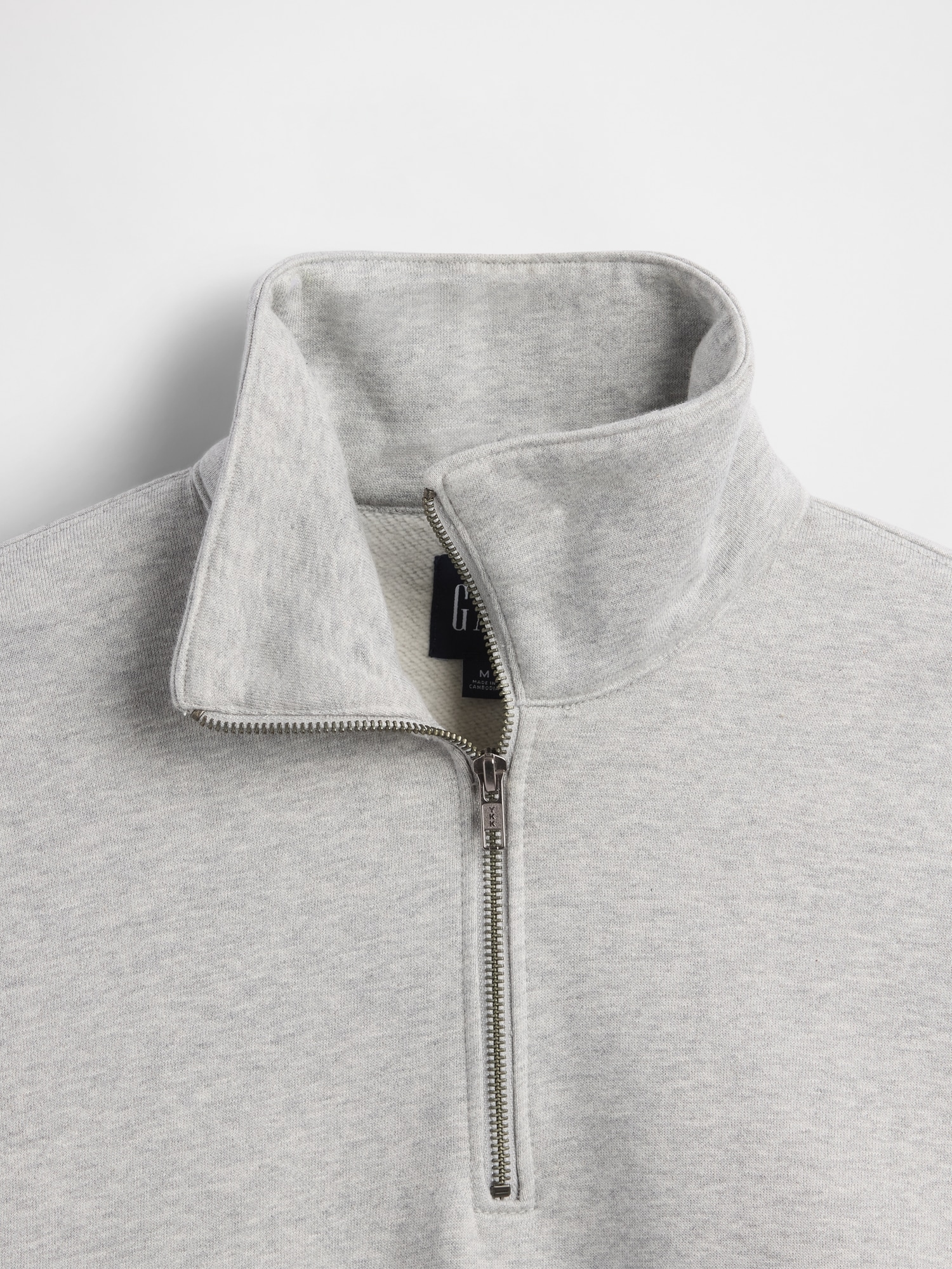 Heavyweight Oversized Quarter-Zip Pullover