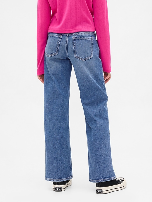 Image number 4 showing, Kids Low Rise UltraSoft Relaxed Straight Jeans