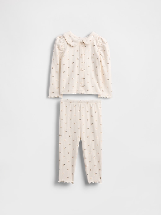 Image number 1 showing, Baby Pointelle Rib Outfit Set