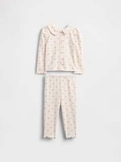 Baby Pointelle Rib Outfit Set
