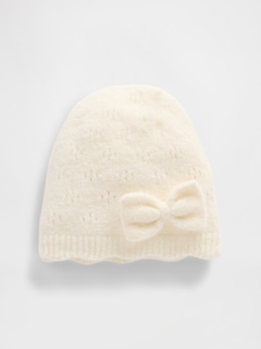 Baby & Toddler Pointelle Bow Beanie