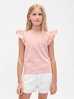 Kids Flutter-Sleeve T-Shirt