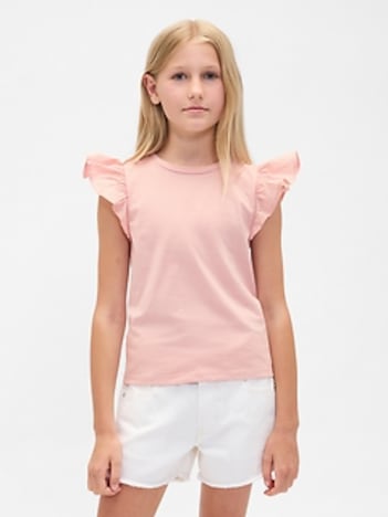 Kids Flutter-Sleeve T-Shirt